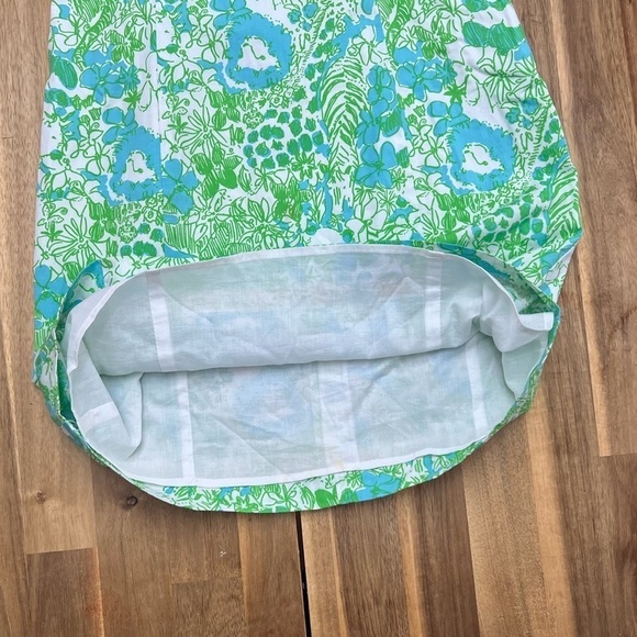Lilly Pulitzer McCallum It’s a Zoo Fitted Open Back with Tie Animal Print Sz 00 - Picture 5 of 11